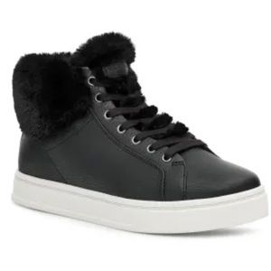 Koolaburra By UGG NWOT Black with white soles- high top sneakers